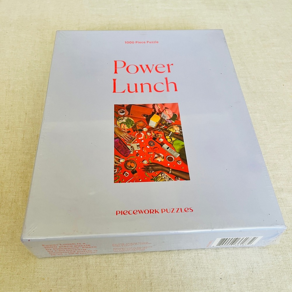 Piecework Puzzles Power Lunch 1000 Piece Jigsaw Puzzle Carl Ostberg PZ-PO-1000-3